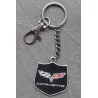Keychain Chevrolet Corvette Metal Coat of arms American auto