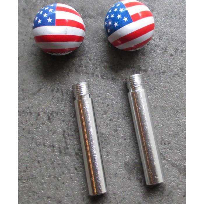 USA x2 Universal American Flag Holder Latches