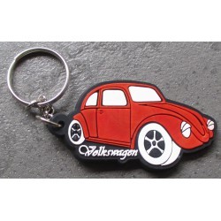 Key ring VW Cox Beetle red Volkswagen plastic Key ring VW Cox Beetle red Volkswagen plastic