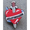 pin's coeur et épée rockabilly heartbreaker pin up tattoo