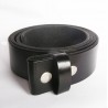 S 95cm ceinture en cuir véritable noir homme femme pleine fleur