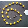 chaine de portefeuille dé jaune biker rock roll rockabilly