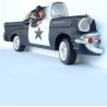 Side car Police and Blues Brothers 3D Bel Air 1957 Deco