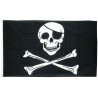 drapeau pirate noir et blanc crane tete de mort 150 x90 flag