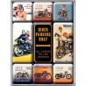 lot 9 magnet biker parking only triumph vespa ducati frigo