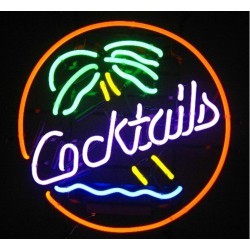 néon publicitaire cocktail deco loft diner usa bar pub