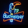 néon publicitaire budweiser pélican biere beer bar diner usa