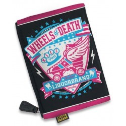 Wheels of Death Roller Pin Up Rockab Makeup Pouch