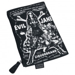 Makeup Pouch Evil Jane Pin Up Tattooed Rock Roll Punk