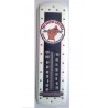 thermometre busted garage deco metal tole pub diner loft