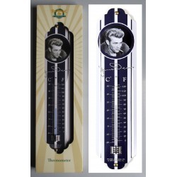 thermometre james dean et cigarette tole deco bar diner usa
