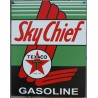 plaque texaco sky chief afficeh tole deco metal garage usa
