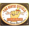 plaque busted garage clé outil tole publicitaire deco usa