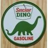 plaque sinclair dino huile dinosaure tole deco garage usa