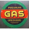 plaque premium gas open 24 hours deco garage loft diner