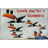 Guinness plate several small toucan deco Irish beer