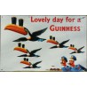 plaque guinness plusieurs petit toucan deco biere irlandaise