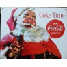 plaque soda coca cola père noel tole deco usa loft affiche