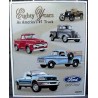 plaque ford pick up eighty years pick up truck tole deco usa