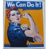 plate we can do it rosie the riveter tole deco usa poster