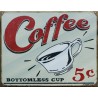 plate coffee 5 cents café deco bar restaurant dining usa café