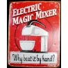 Electric Magic Mixer Plate Tole Deco Kitchen Restaurant Bar