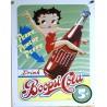 plaque betty boop boopsy cola tole deco pin up sexy usa