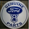 plaque ford v8 genuine parts  60cm tole deco garage usa loft