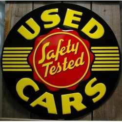 plate used cars 60cm safety tested deco garage bar diner