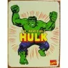 Super Hero Hulk Plaque The Incredible Green Man Tole Poster