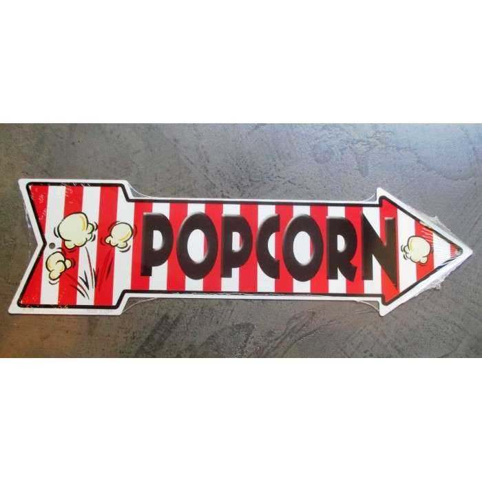 Popcorn plate fleche tole deco bar kitchen restaurant usa