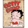 Betty Boop plaque on fon beige tole pub salon bar deco usa