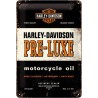 plaque harley davidson pré luxe 30cm tole bombée emboutie