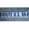 plaque de rue route us 66 tole deco diner bar restaurant
