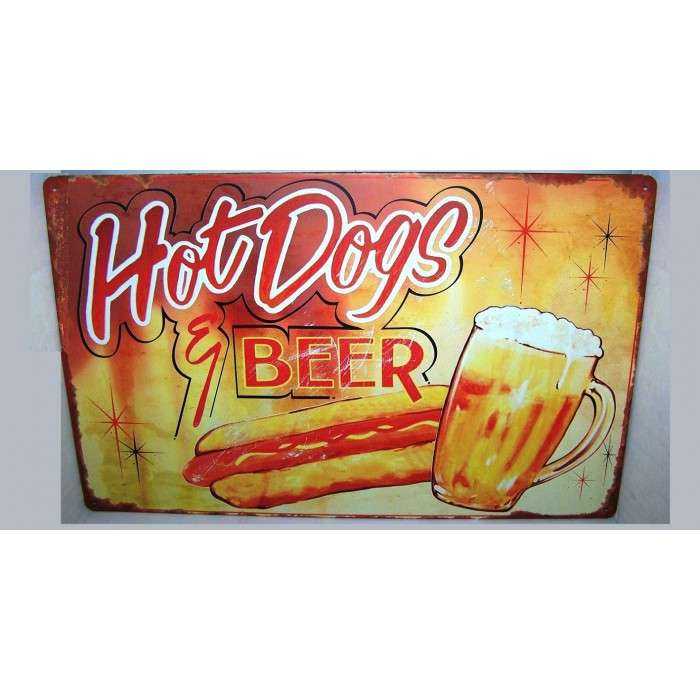 hot dog hob beer tole aged aspect deco dinner kitchen