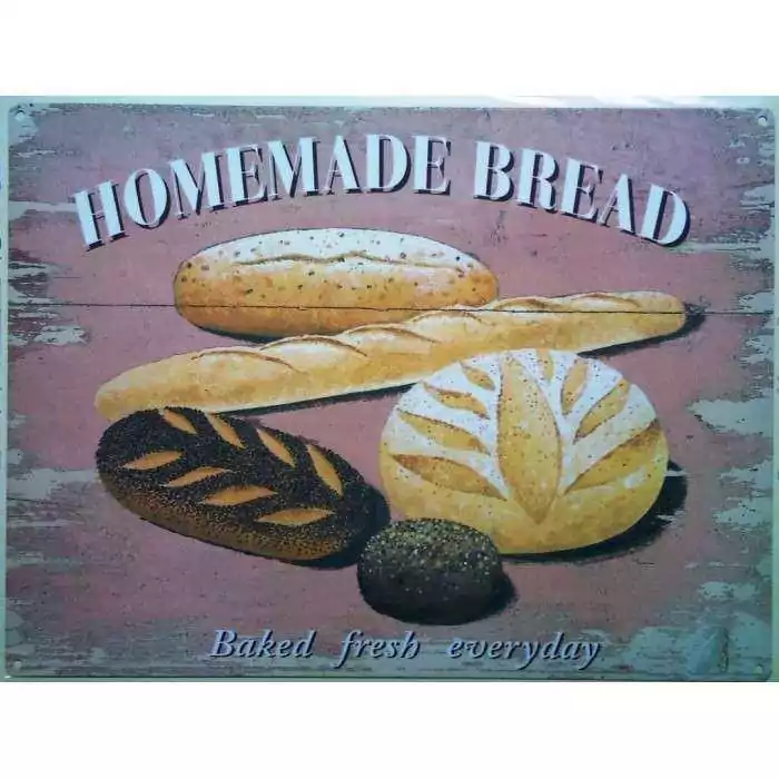 plaque pain homemade bread tole deco cuisine boulangerie