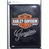 Postcard Metal Harley Davidson Genuine Toel Poster