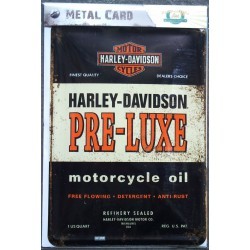 Postcard Metal Harley Davidson Pre Deluxe Poster Tole 14