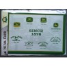 Postcard Metal John Deere since 1876 several Tole logo