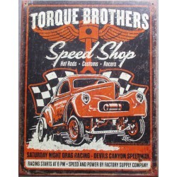 plaque hot rod willys torque brothers willys piston tole pub