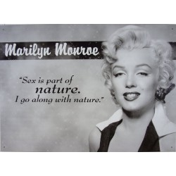 Marilyn Monroe Sex Plate is part of nature tole pin up USA