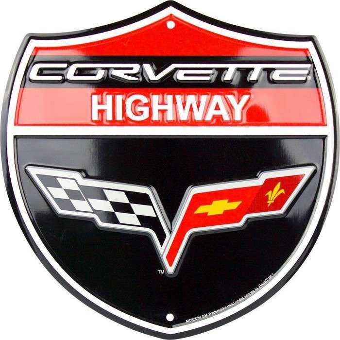 Plaque métallique CHEVROLET CORVETTE Plaque métallique CHEVROLET CORVETTE