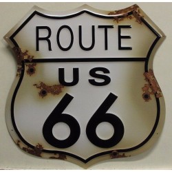 plaque route 66 blason...