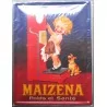 plate flour maizena scale red girl tole 40x30 cm