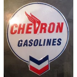 Chevron plate Gasolines...
