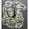 Frankenstein brain sticker? Trash Rock Roll Sticker