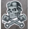 sticker crane aviator piston cross sticker rockabilly