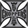 sticker west coast choppers 8cm croix de malte biker usa