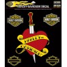 Sticker Harley Davidson Heart Giant DaggerSticker Lot
