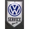mini enamelled plate VW service coat of arms volkswagen 15x9 cm